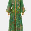 Dresses ALEMAIS | Birdie Shirtdress In Jade Green