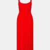 Dresses STAUD | Ellison Dress In Rose Red