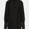 Tops And Shirts GAUGE81 | Okayi Silk Shirt In Black