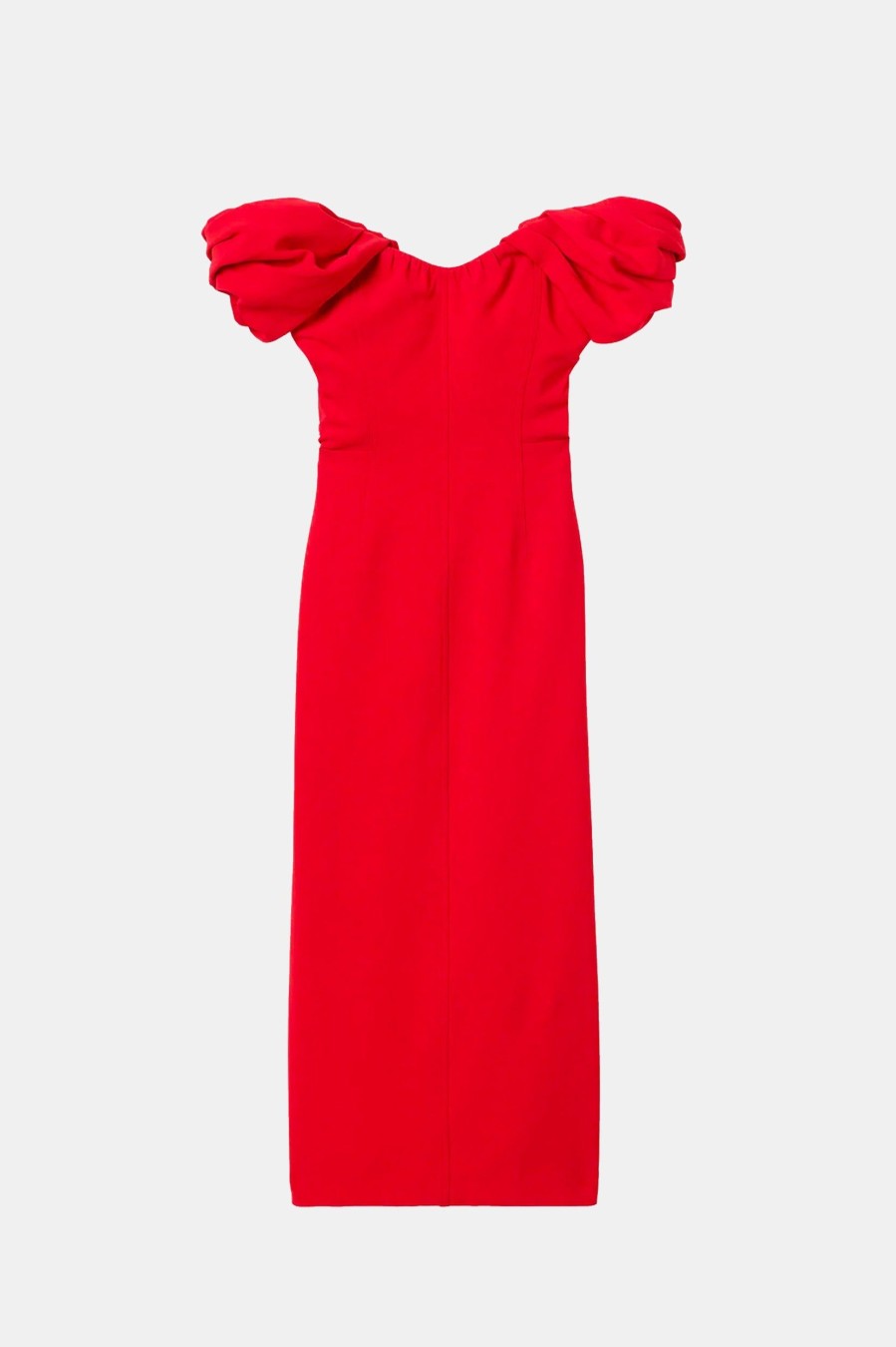 Dresses A.L.C. | Nora Dress In Dark Poinciana Red