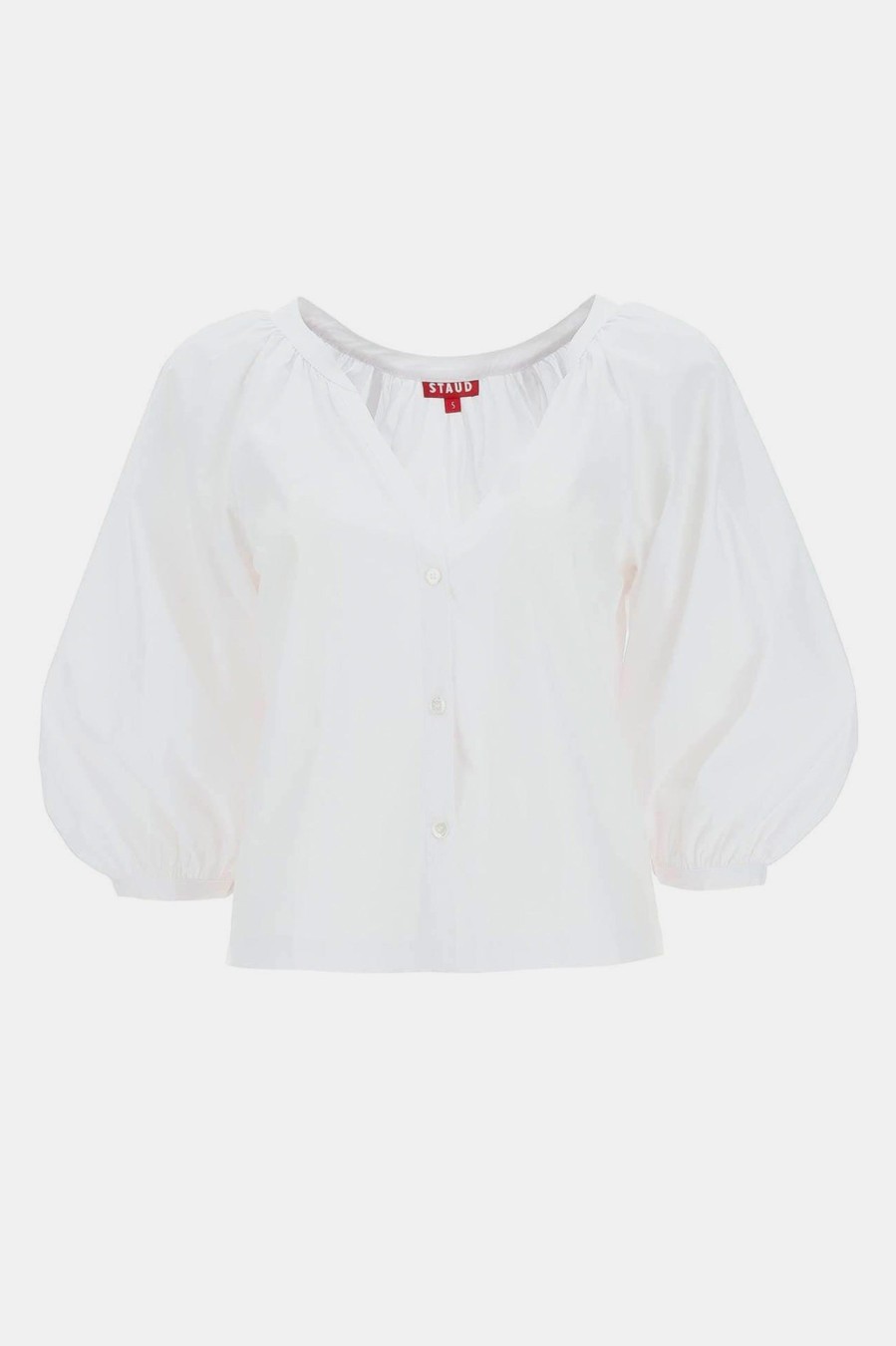 Tops And Shirts STAUD | New Dill Top In White