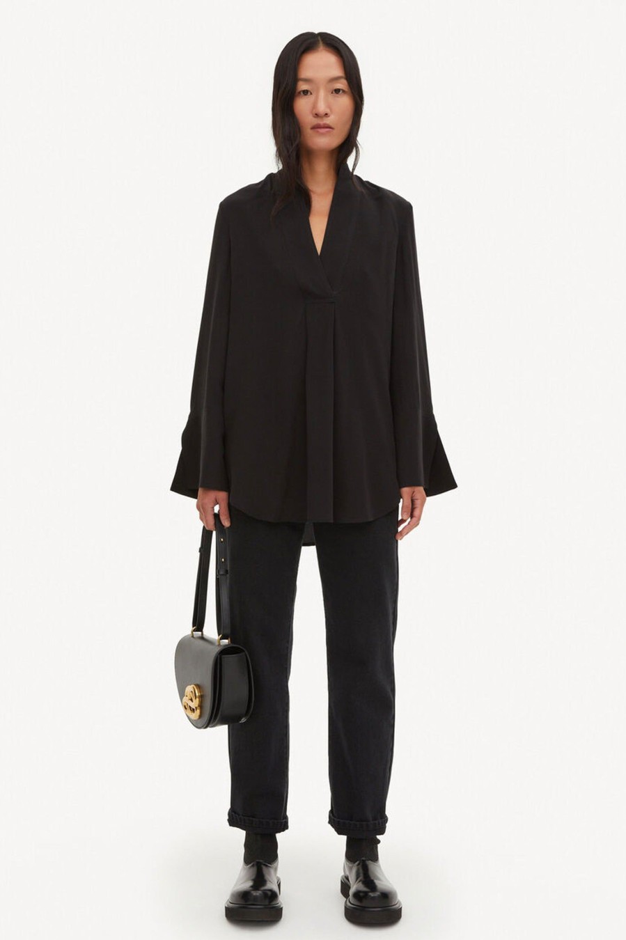 Tops And Shirts By Malene Birger | Flaiy Shirt In Black