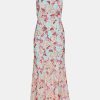 Dresses Saloni London | Lila Dress In Mulberry Day Multi