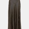 Skirts RIXO | Kelly Silk Skirt In Chain Mail Black