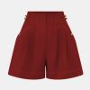 Shorts Veronica Beard | Jaffe Short In Deep Brick Red