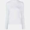 Tops And Shirts CLOSED | Turtle Neck Long Sleeve In Ivory Neutrals