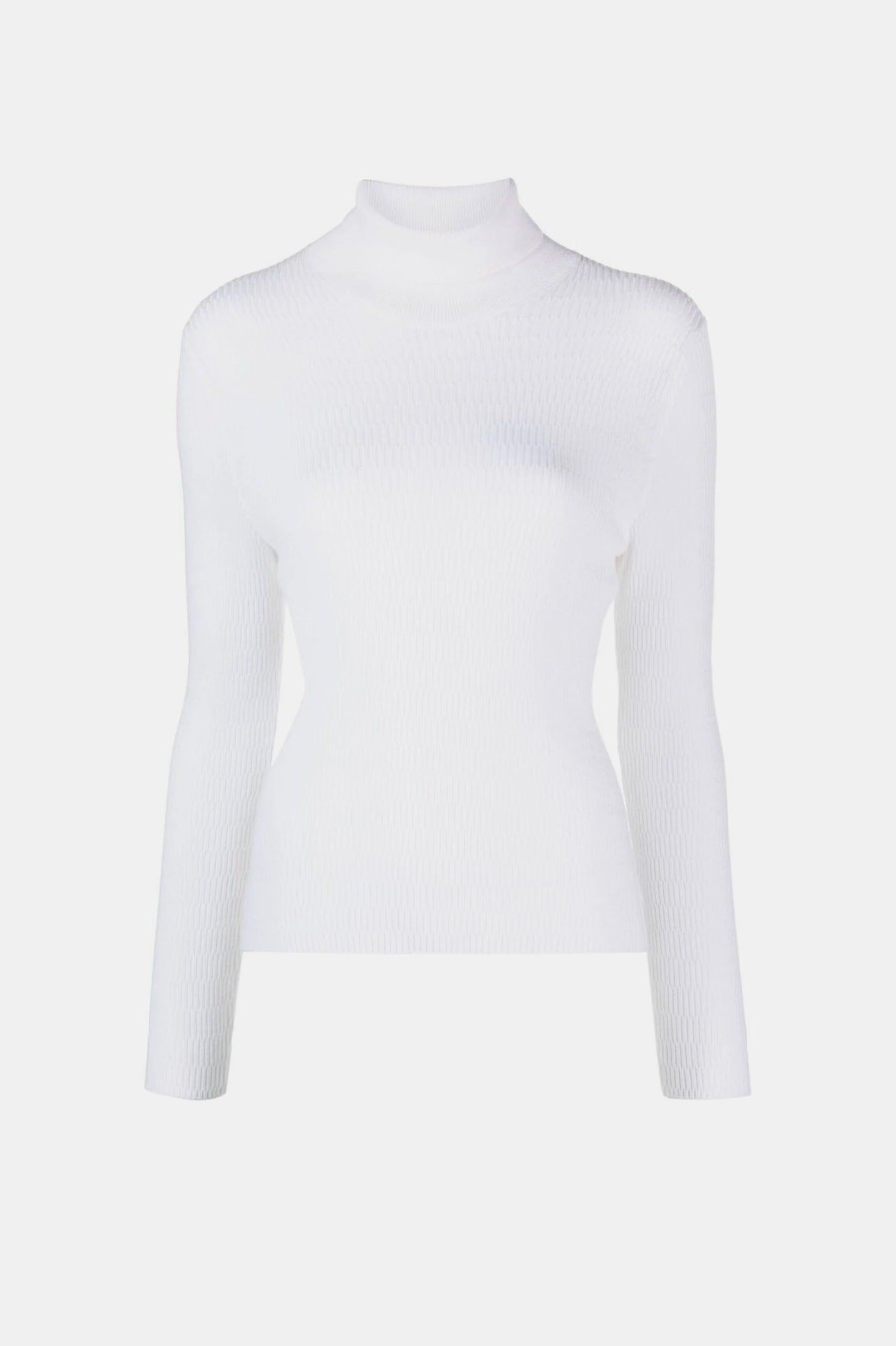 Tops And Shirts CLOSED | Turtle Neck Long Sleeve In Ivory Neutrals