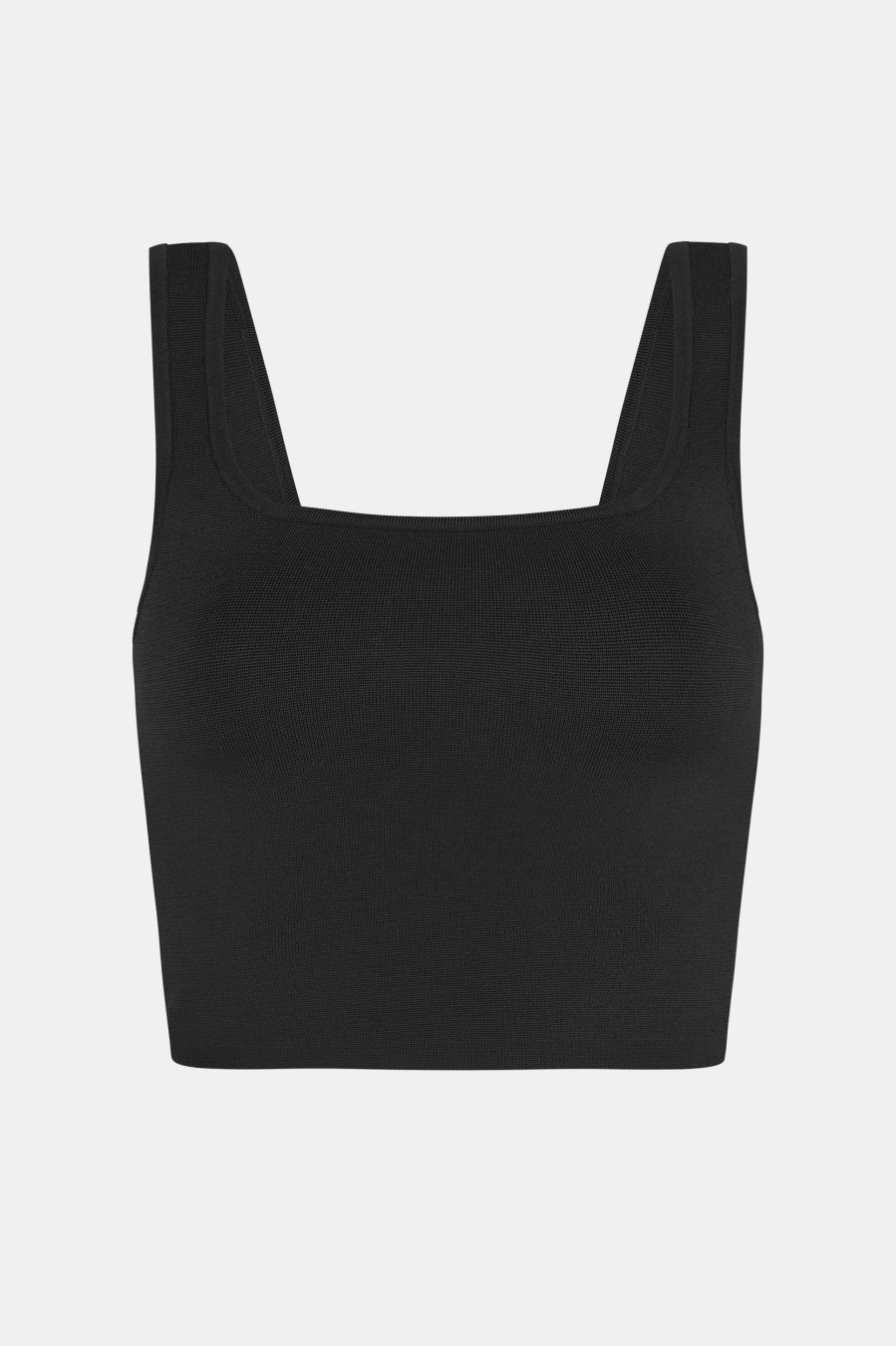 Tops And Shirts Matteau | Nineties Crop Tank In Black