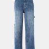 Jeans Tibi | Classic Wash Slouchy Carpenter Jean Denim