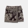 Skirts FARM Rio | Bloom Mini Skirt In Black Paisley Multi