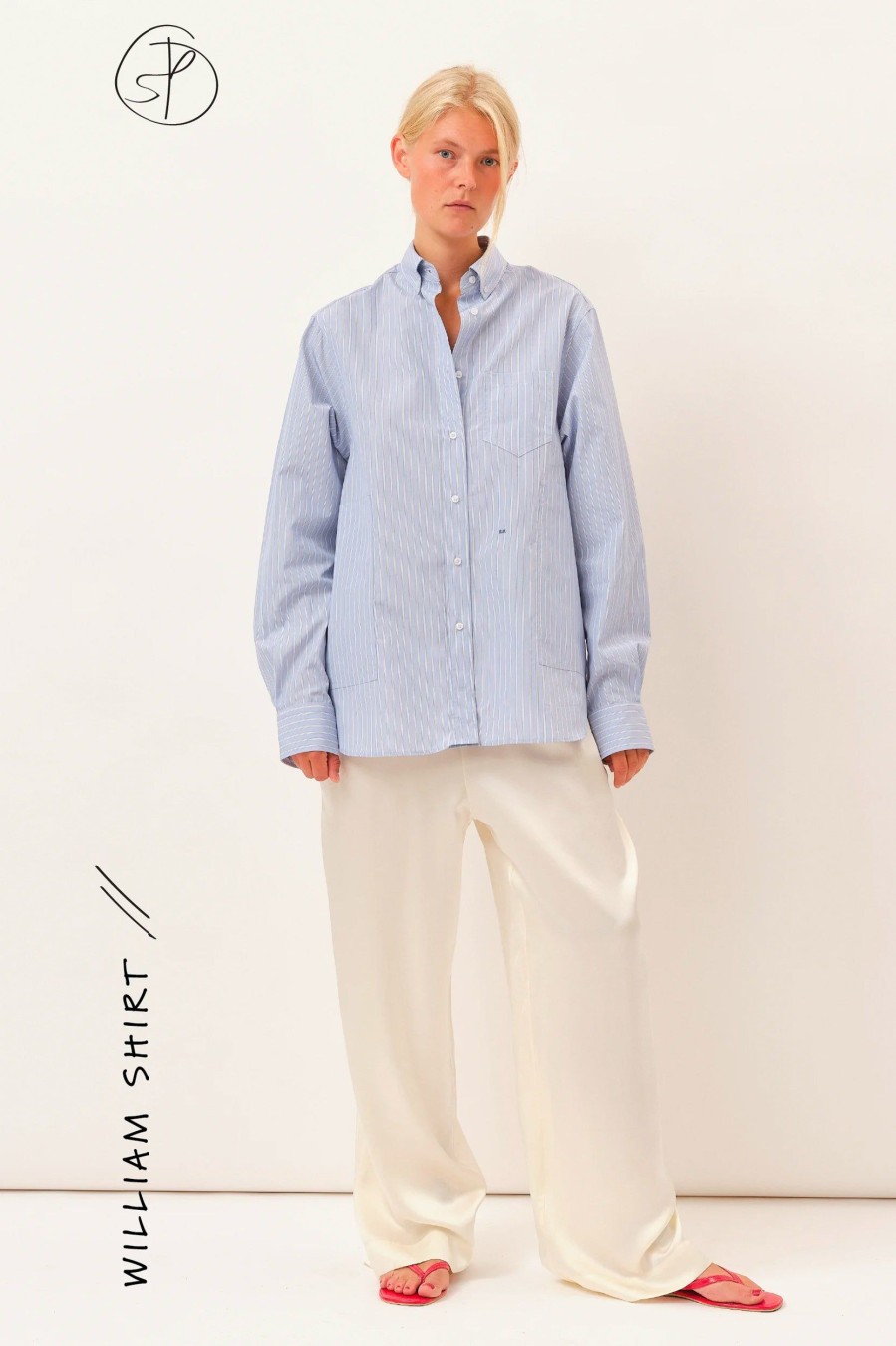 Tops And Shirts SAKS POTTS | William Shirt In Noble Blue