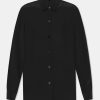 Tops And Shirts Theory | Classic Collar Shirt In Black