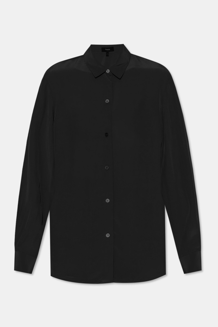 Tops And Shirts Theory | Classic Collar Shirt In Black