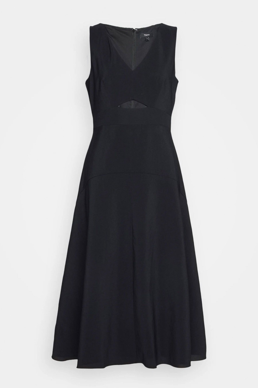 Dresses Theory | Cutout Crisp Midi Dress In Black