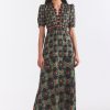 Dresses Saloni London | Tabitha-C Dress In Myrtle Multi