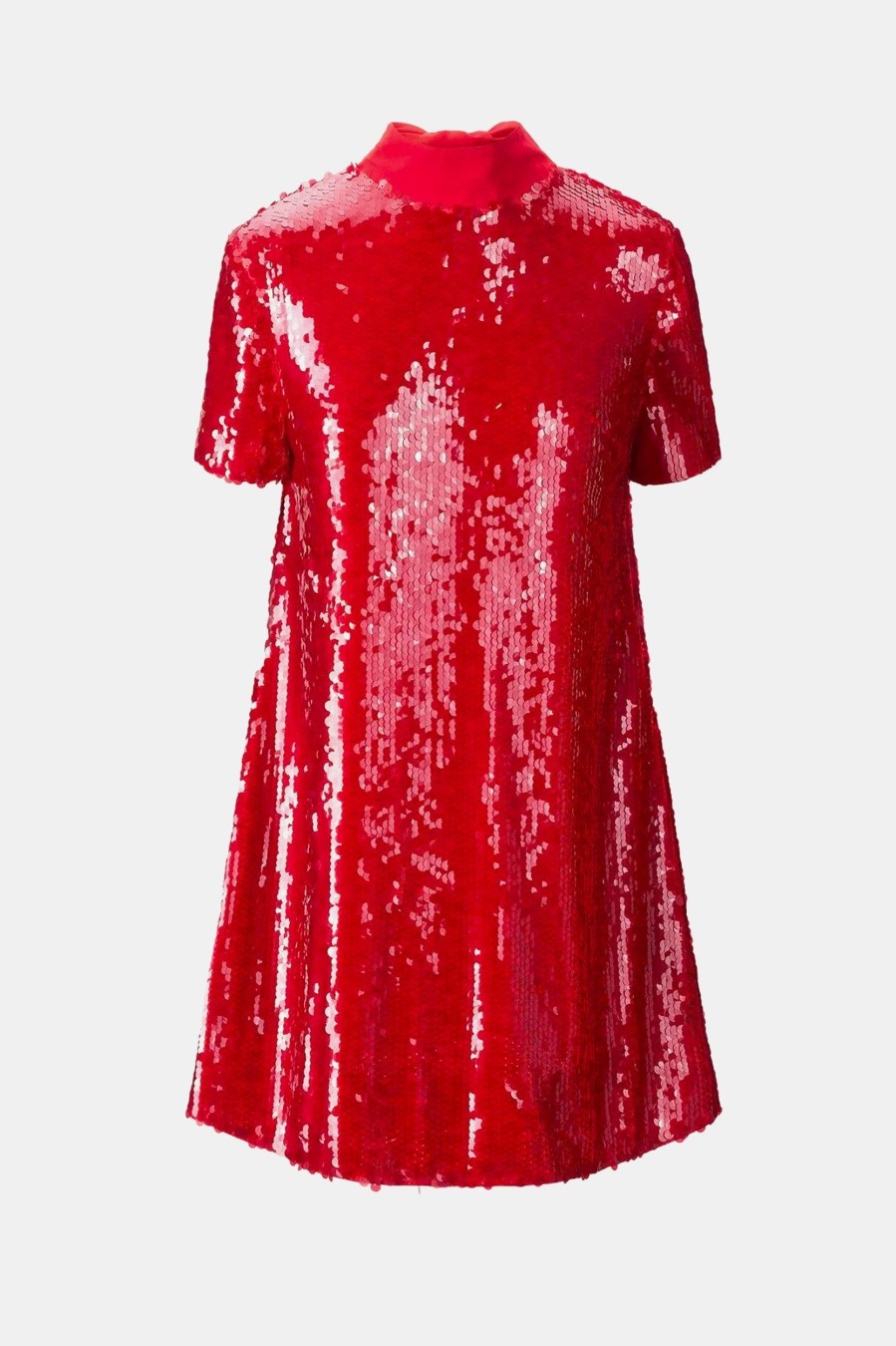 Dresses STAUD | Mini Ilana Dress In Poinsettia Red