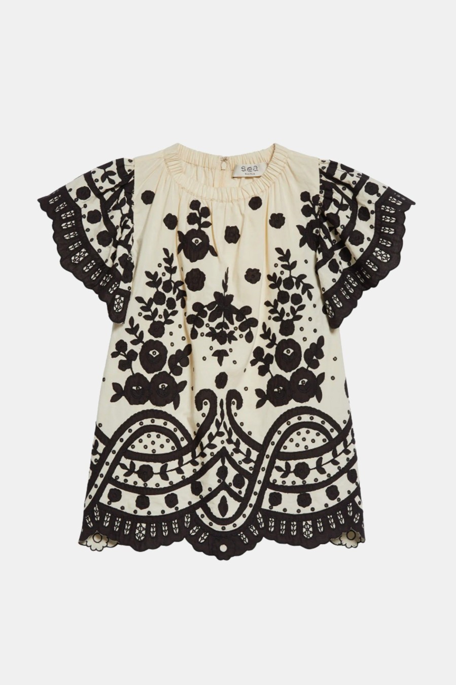 Tops And Shirts Sea New York | Joelle Flutter Sleeve Top Multi