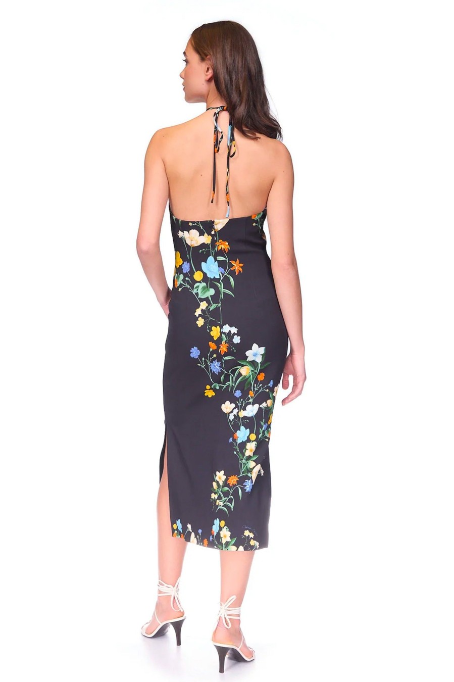 Dresses Cara Cara | Davis Dress In Pressed Flowers Black