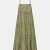 Dresses Matteau | Tiered Sundress In Jasmine Olive Green