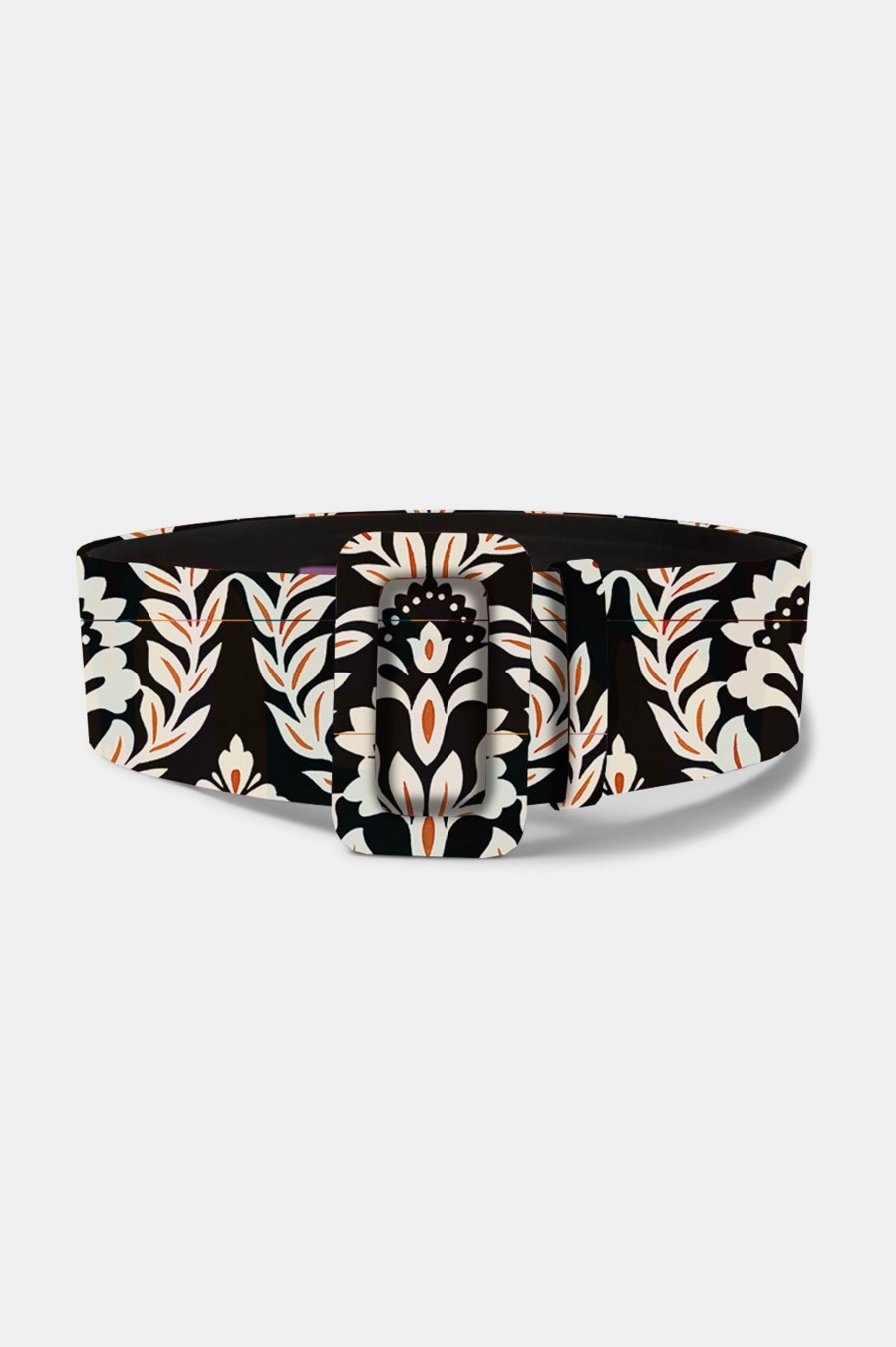 Accessories La DoubleJ | Medium Belt (6Cm) In Ghirlanda Black Multi