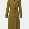 Coats And Jackets Veronica Beard | Conneley Dickey Trench Coat In Moss Green