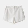 Shorts Nothing Written | Chino Mini Cotton Short In White Neutrals