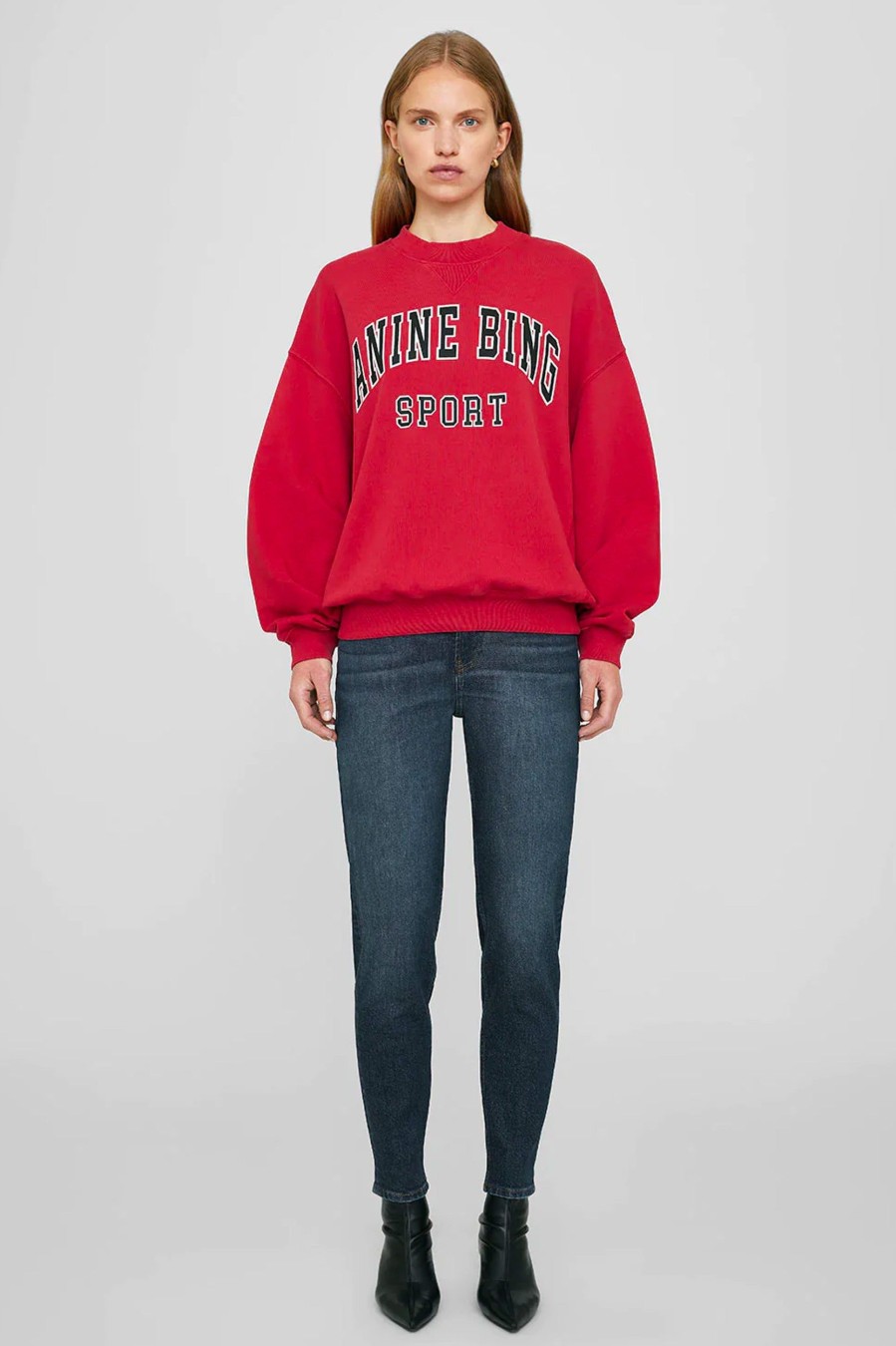 Activewear Anine Bing | Jaci Sweatshirt Bing In Red