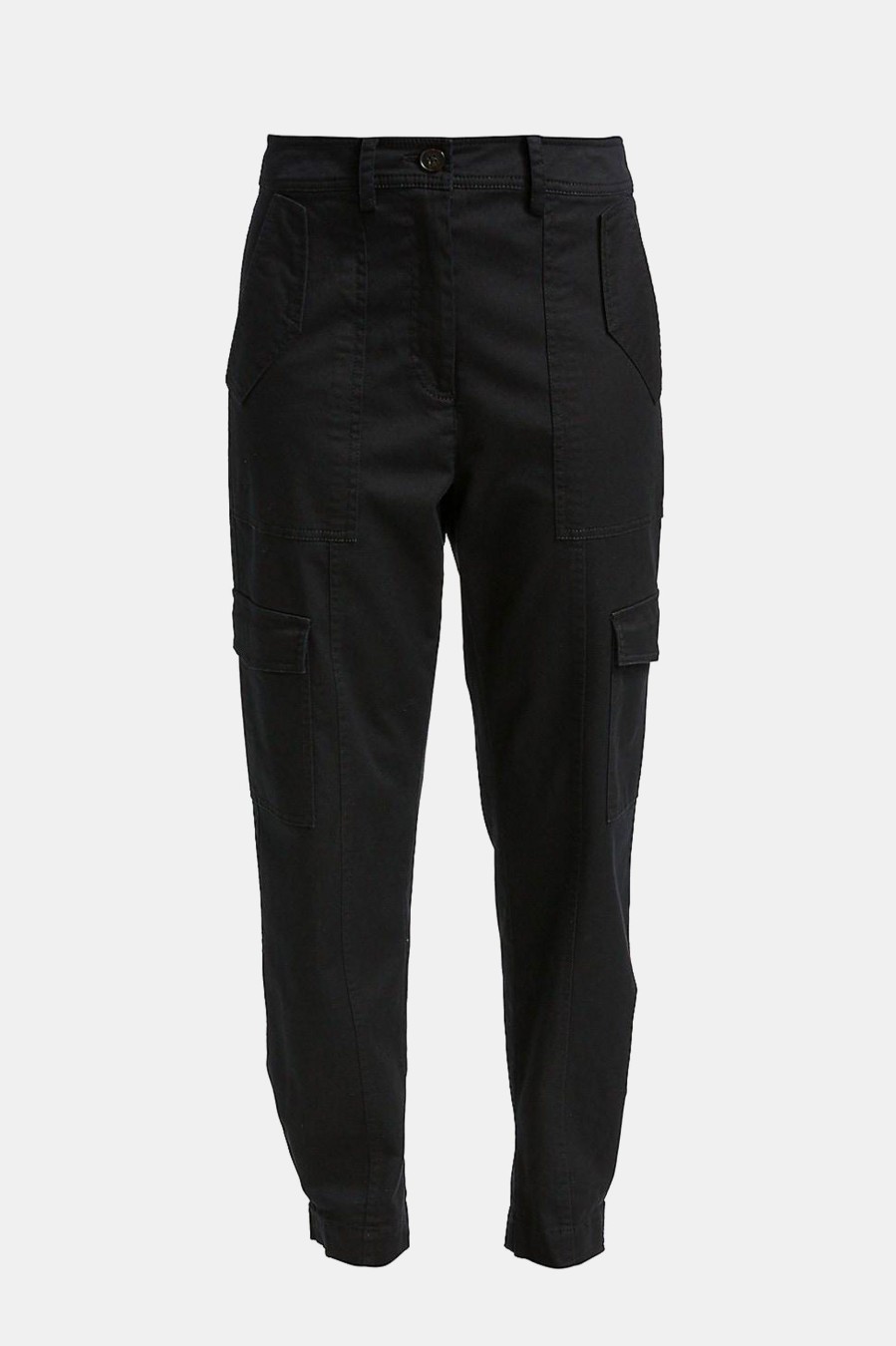 Trousers Derek Lam 10 Crosby | Elian Utility Pant In Black