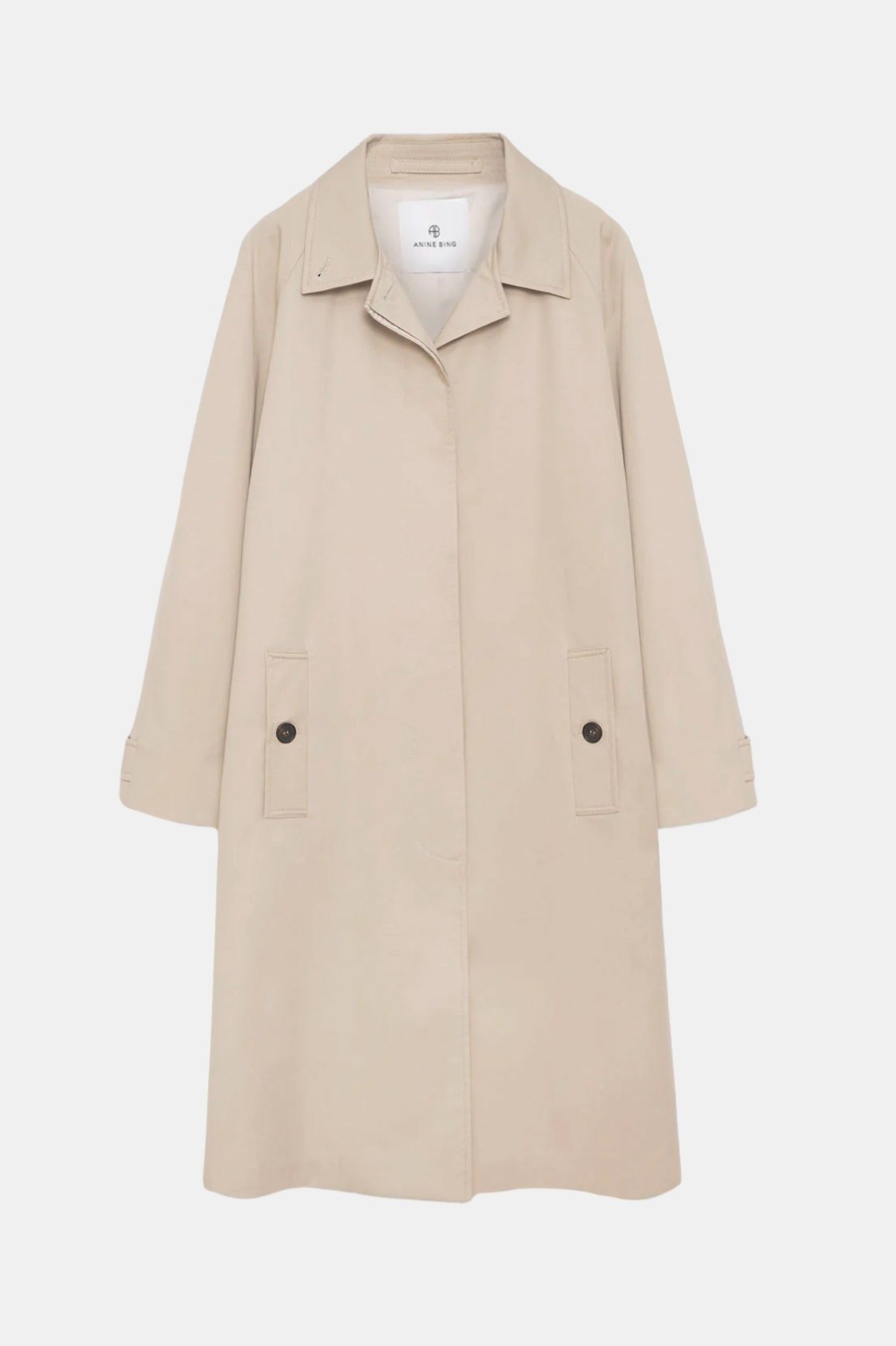 Coats And Jackets Anine Bing | Randy Trench In Beige Neutrals