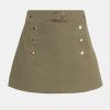 Shorts Derek Lam 10 Crosby | Hester Sailor Skort In Soft Olive Green