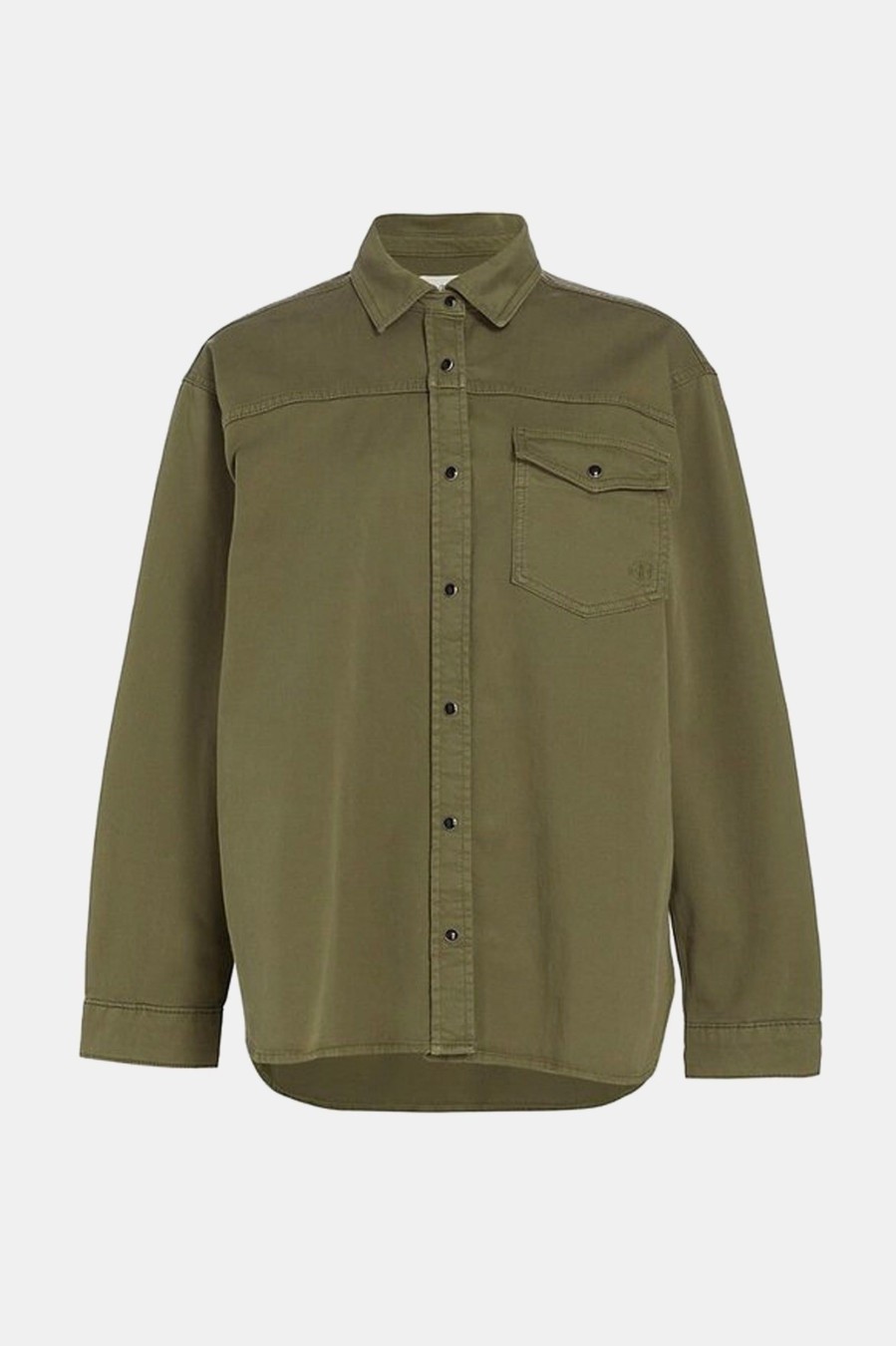 Tops And Shirts Anine Bing | Sloan Shirt In Army Green