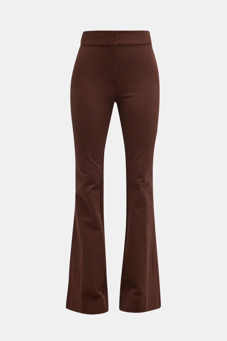 Trousers Derek Lam 10 Crosby | Crosby Flare Trouser In Chocolate Brown