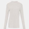 Knitwear And Sweaters ST. AGNI | Deconstructed Rib Knit Jumper In Soft Grey