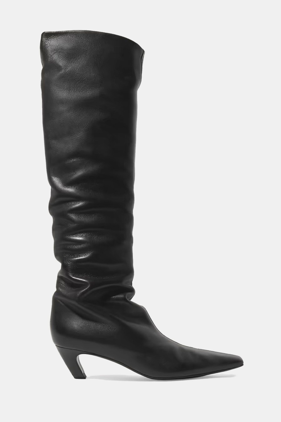 Shoes KHAITE | Davis Knee High Boot Black