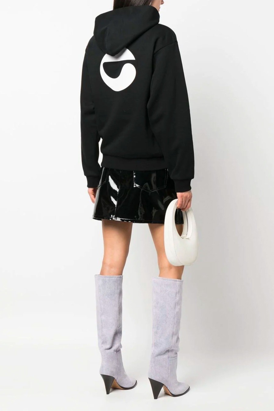 Knitwear And Sweaters Coperni | Logo Hoodie In Black