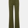 Denim Veronica Beard | Crosbie Wide Leg Jean In Army Green