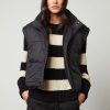 Coats And Jackets Velvet | Alicia Puffer Vest In Black