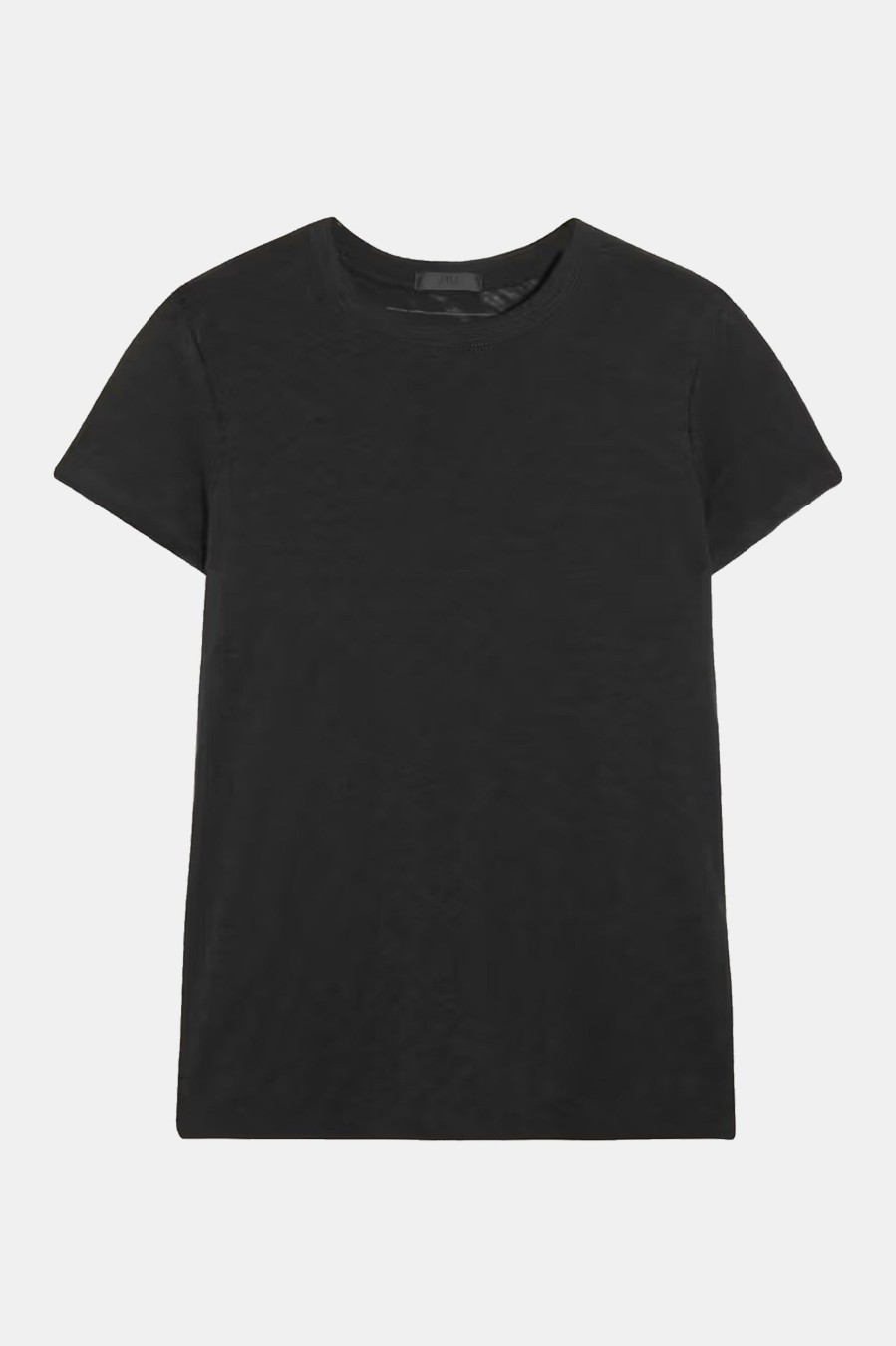 Tops And Shirts ATM Anthony Thomas Melillo | Slub Jersey Schoolboy Crew Tee In Black