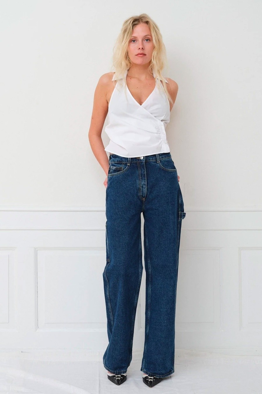 Denim SAKS POTTS | Salma Jean In Indigo Blue