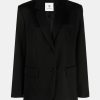 Coats And Jackets Anine Bing | Classic Wool Blazer In Black