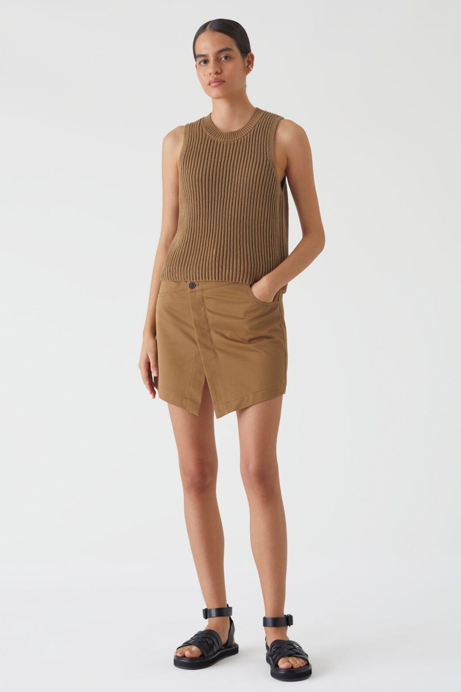 Skirts CLOSED | Mini Skirt In Nutmeg Brown