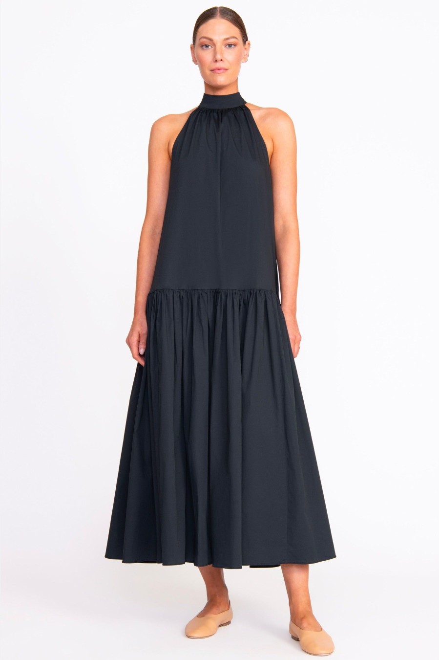 Dresses STAUD | Midi Marlowe Dress In Black