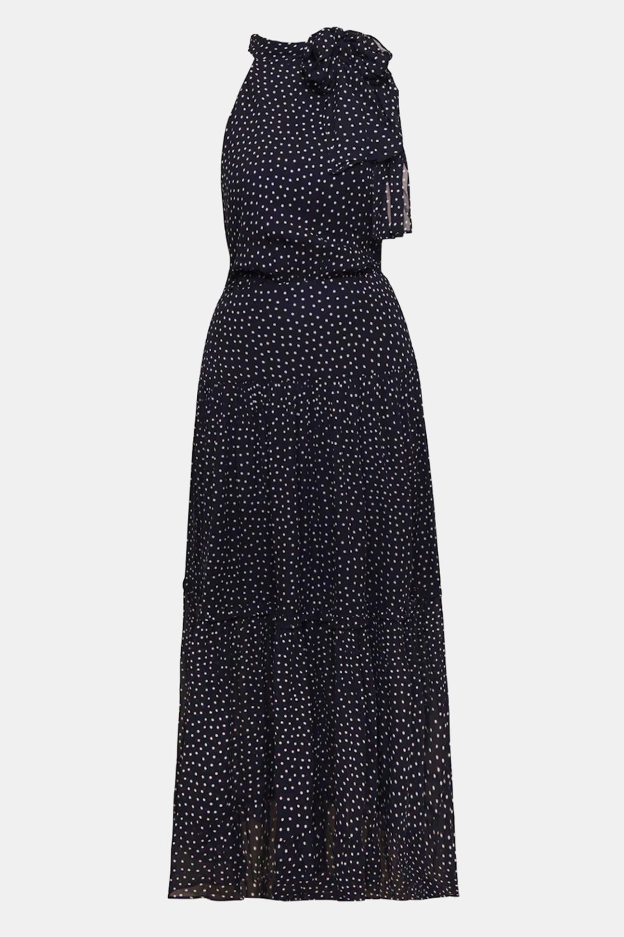 Dresses RIXO | Abi Dress In Navy Polka Dot Blue