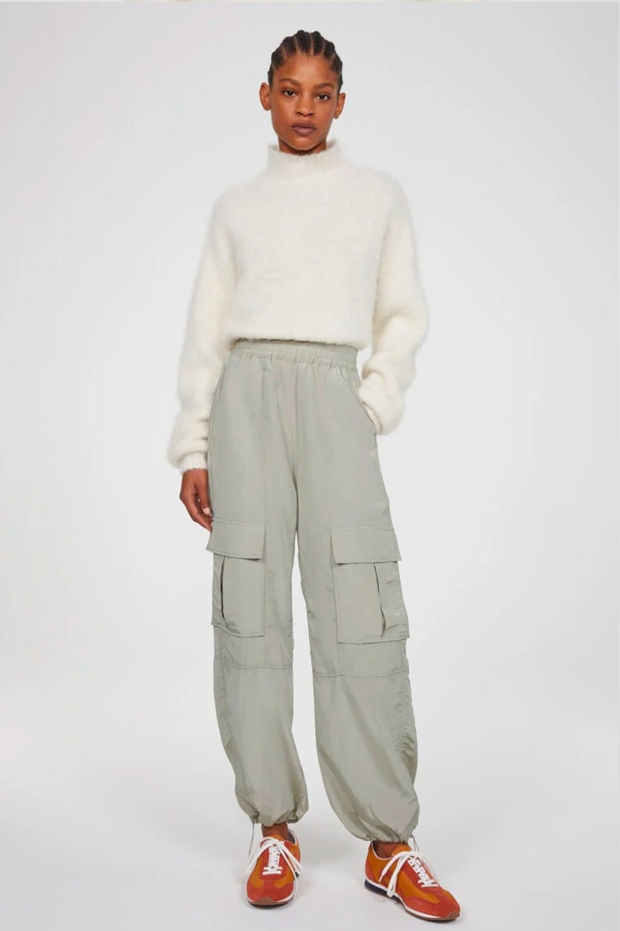 Trousers Rodebjer | Hayden Cargo Pants In Clay Neutrals