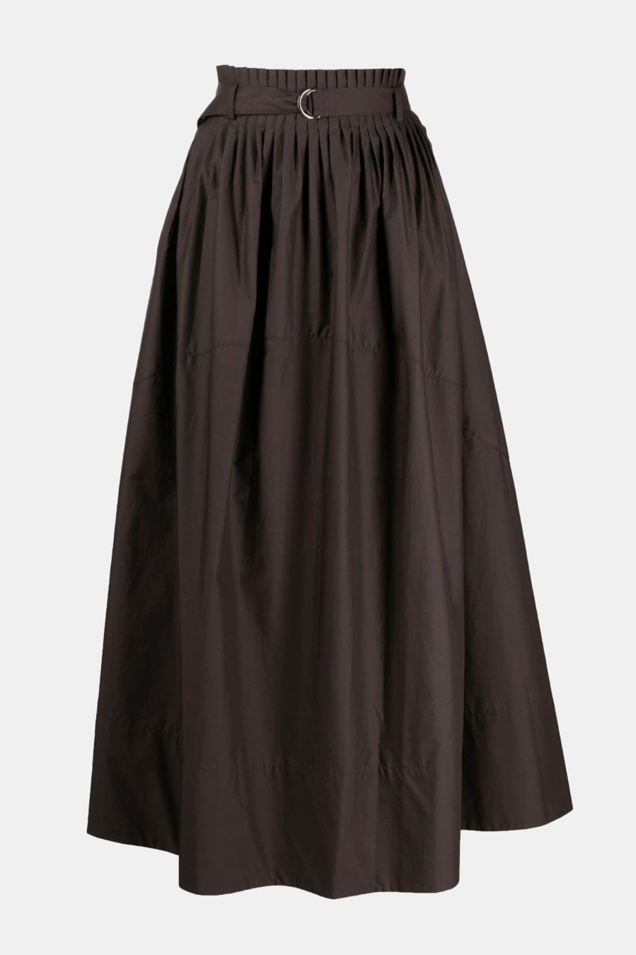 Skirts Lee Mathews | Soho Maxi Skirt In Chocolate Brown