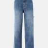 Denim Tibi | Classic Wash Slouchy Carpenter Jean Denim