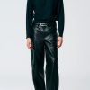 Trousers Tibi | Leather Sam Jean Black