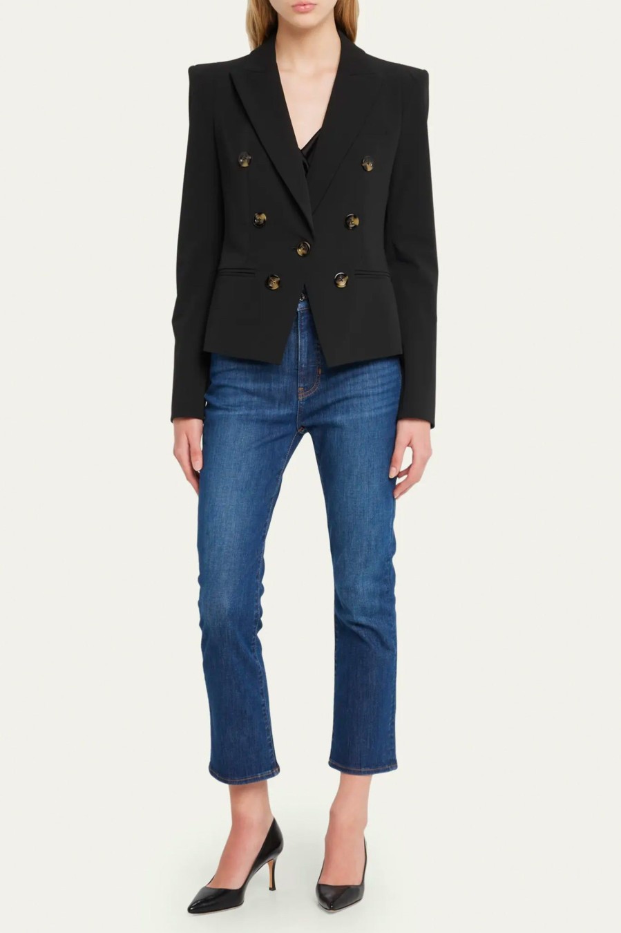 Coats And Jackets Veronica Beard | Zuna Dickey Blazer In Black