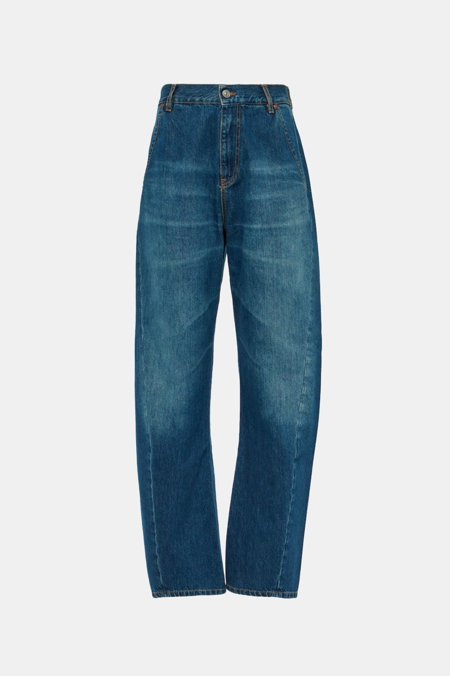 Denim Victoria Beckham | Twisted Slouch Jean In Vintage Wash Denim