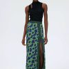 Skirts Diane Von Furstenberg | Latrice Skirt In Falling Gingko Green